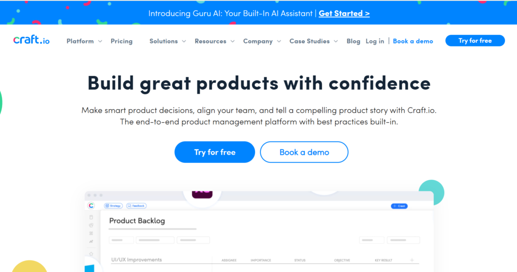 Best Craft.io alternatives