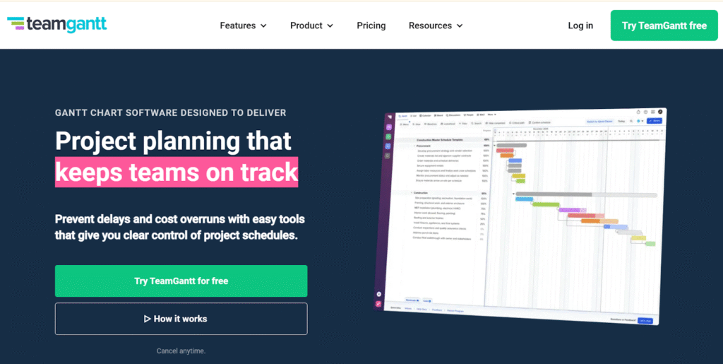 Best GanttPRO alternatives