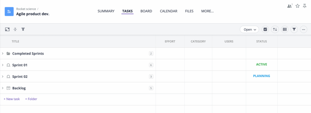 free Agile workflow template 