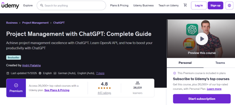 How to use ChatGPT for project management in 2026