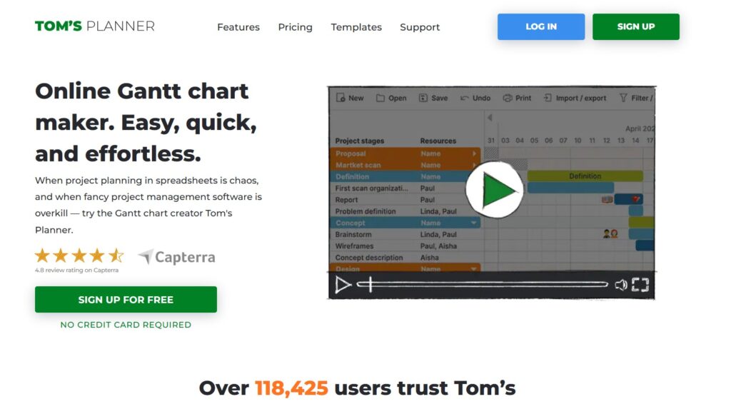 Best Instagantt alternative