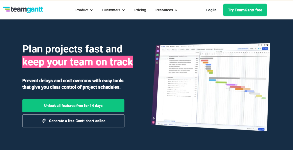 Best Ganttic alternative