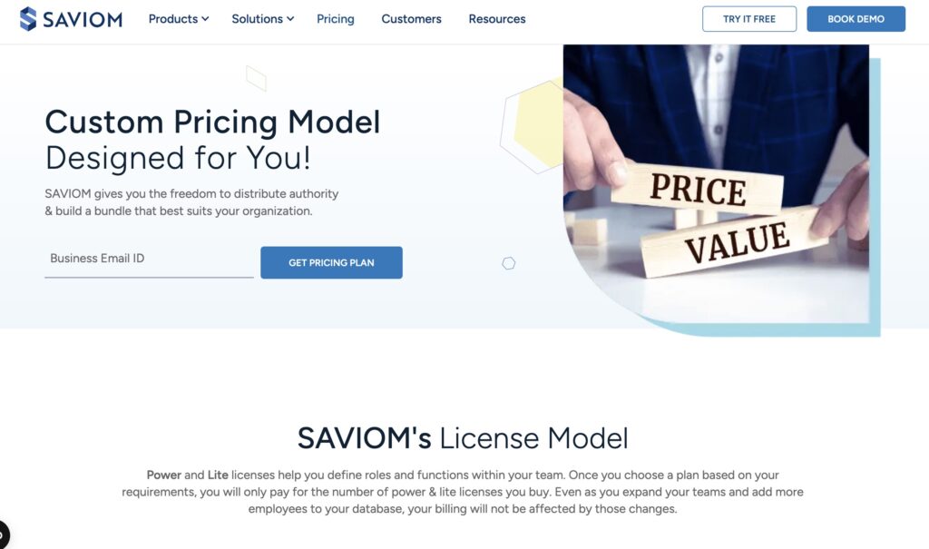 Saviom pricing 