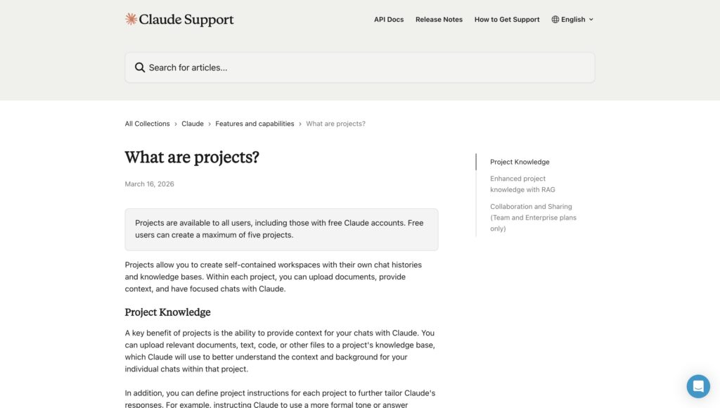 What are Claude Projects?