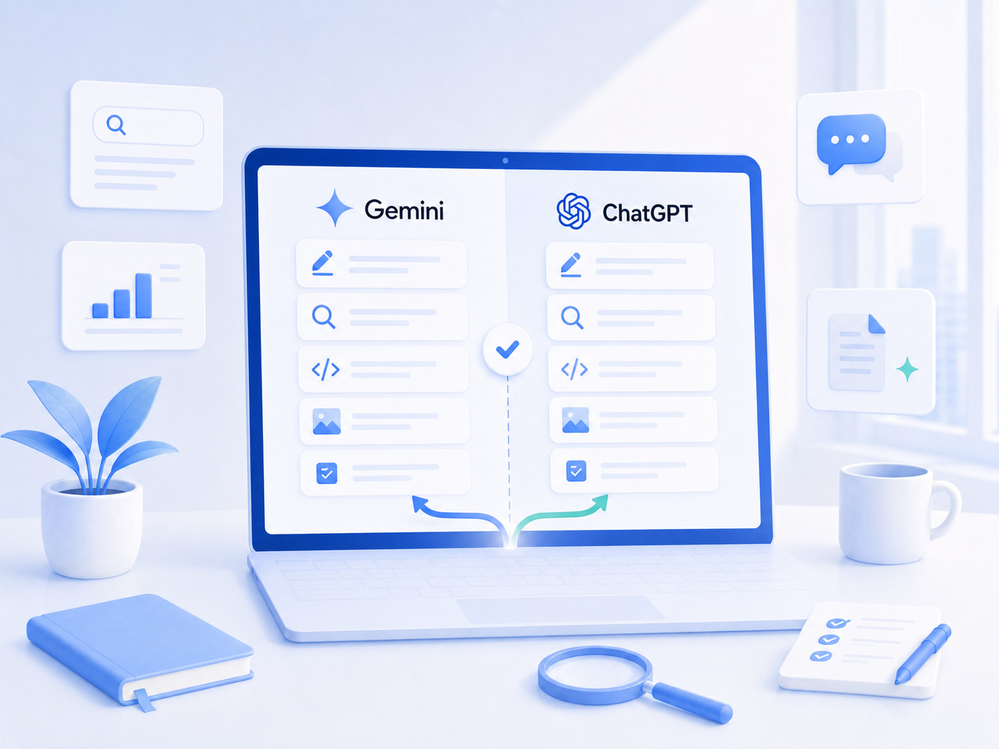 Google Gemini vs ChatGPT