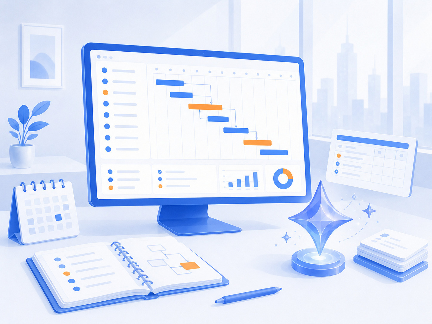 How to create a Gantt chart with Gemini