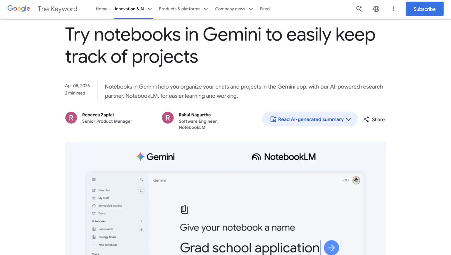 How to use Google Gemini for project management in 2026