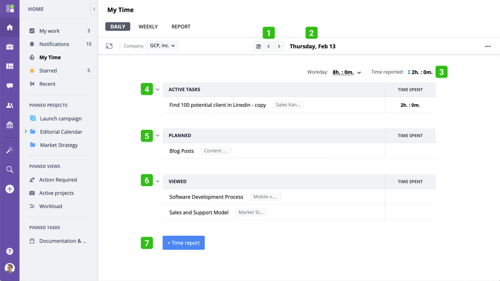 project and time management software