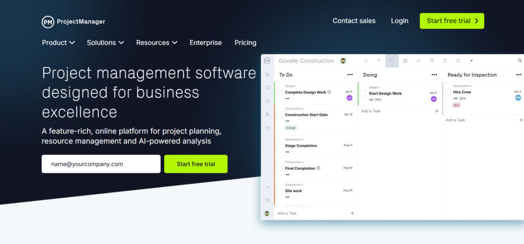 Best Waterfall project management software