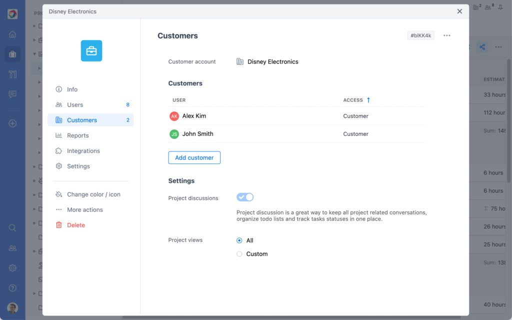 work management platform with secure client portal 