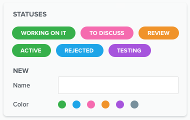 Custom Statuses & Workflows