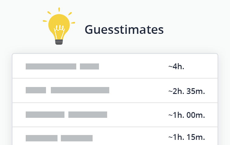 Guesstimates