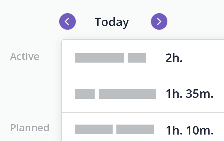 Daily timesheet