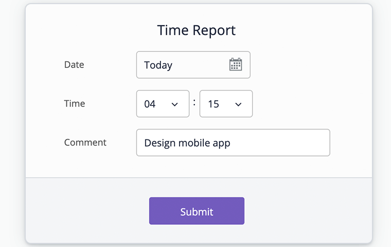 Time tracking