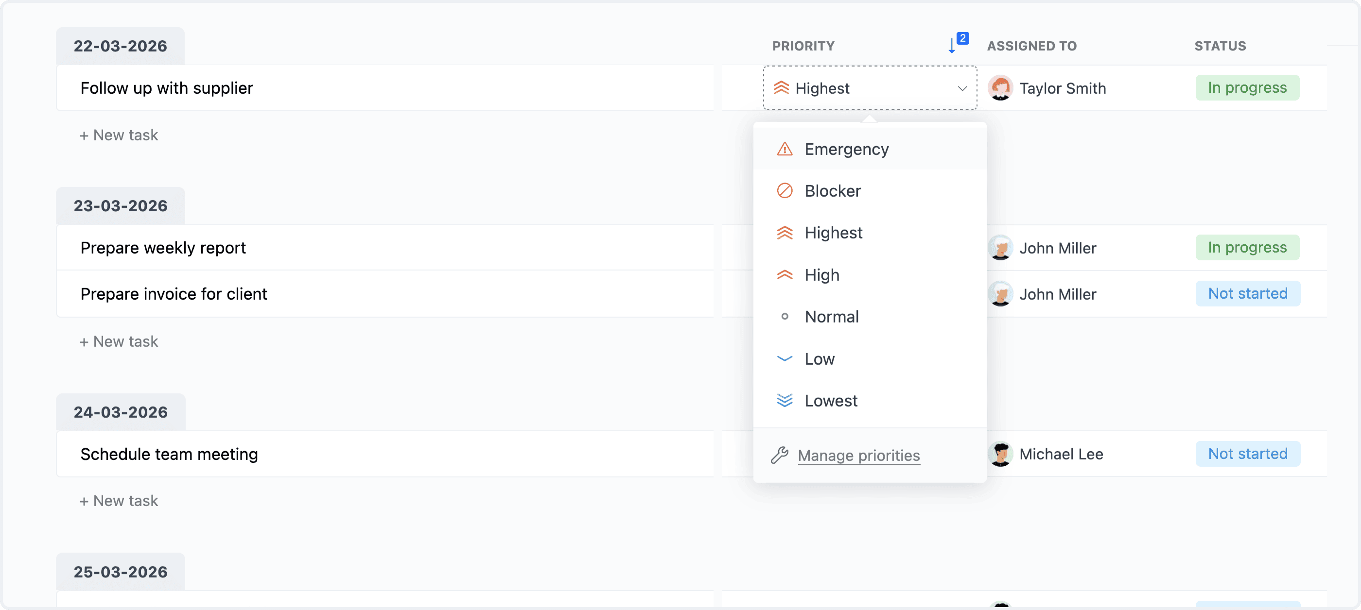 How to manage your project and track progress with a task tracker template?