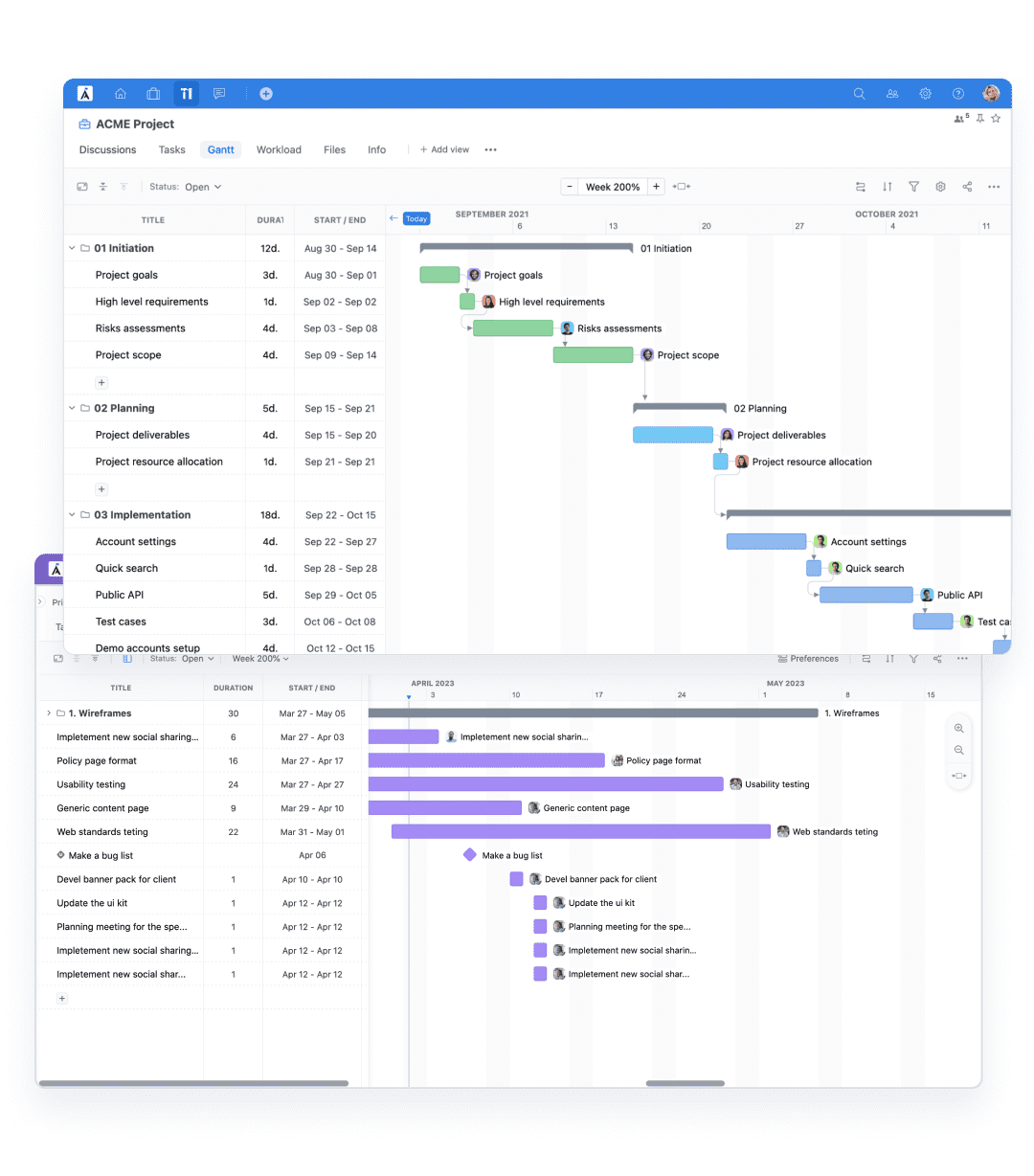 Plan & Run Projects of Any Complexity
