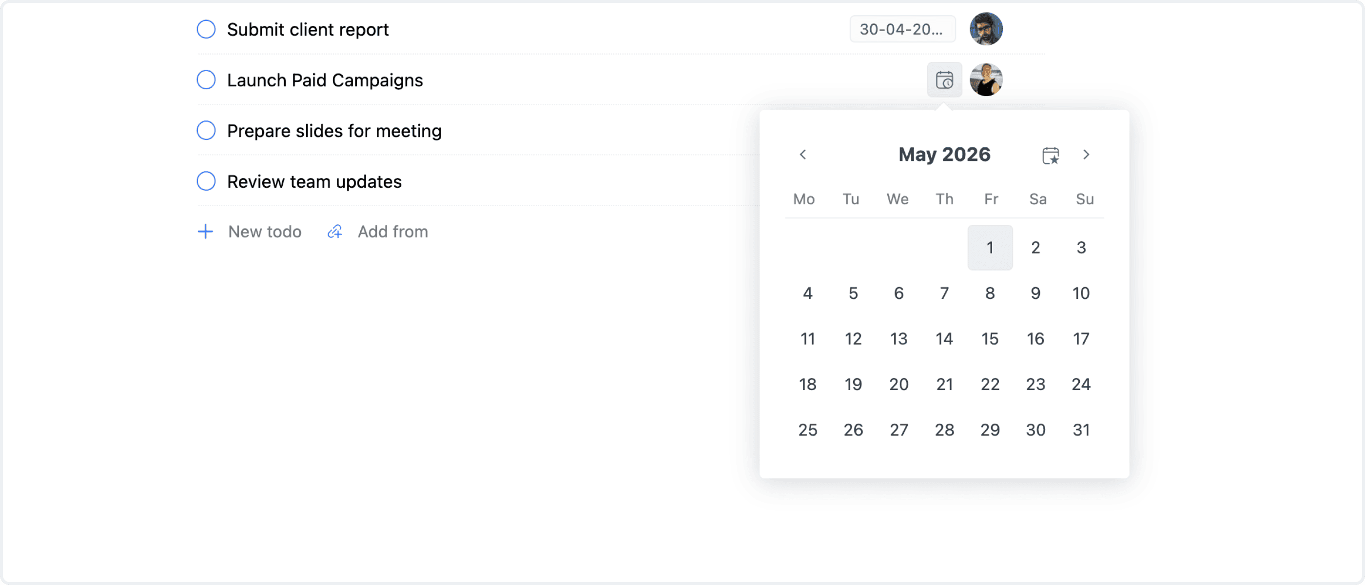 Checklist: Assign To-Dos & Set Deadlines
