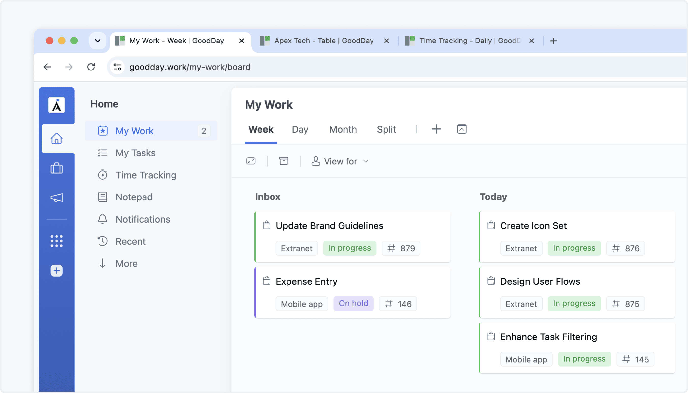 Page Title in Browser & Desktop App