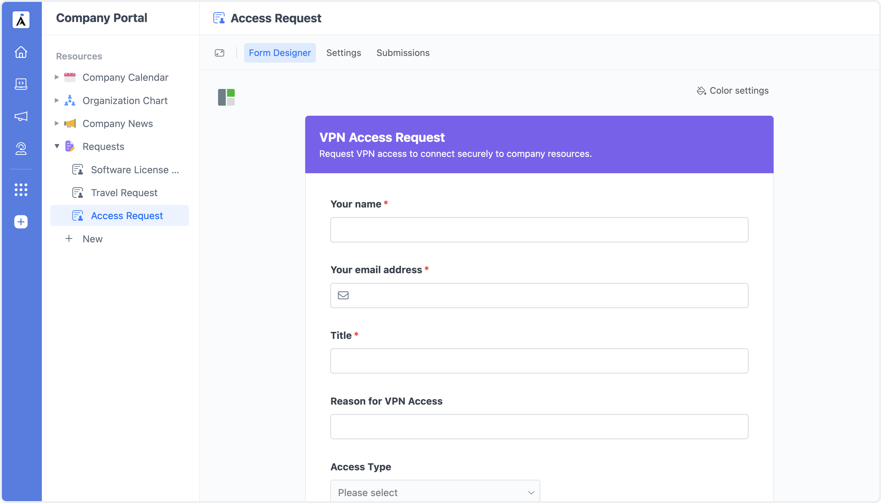 Forms & Requests: Simplified and Flexible