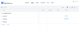 Free Agile product management template