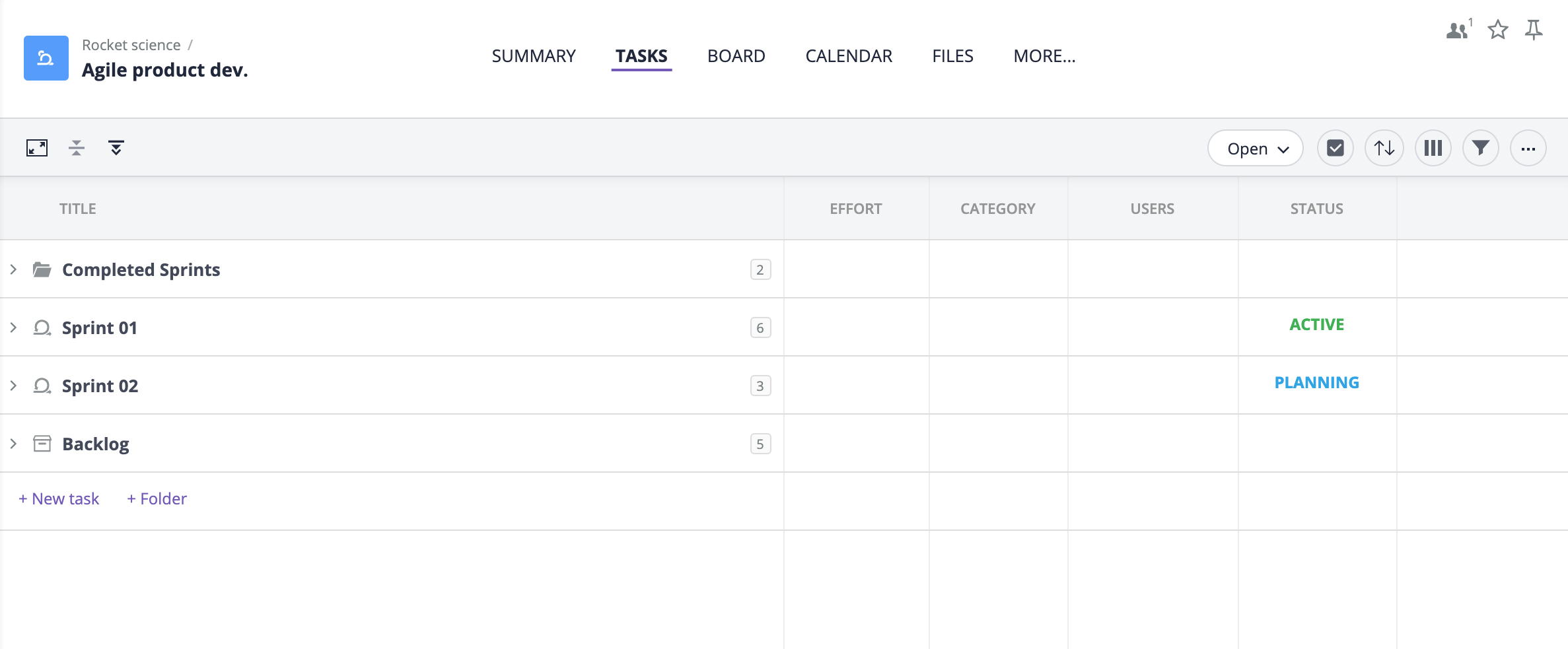 Free Agile product management template