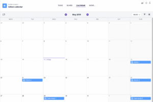 Free editorial calendar template