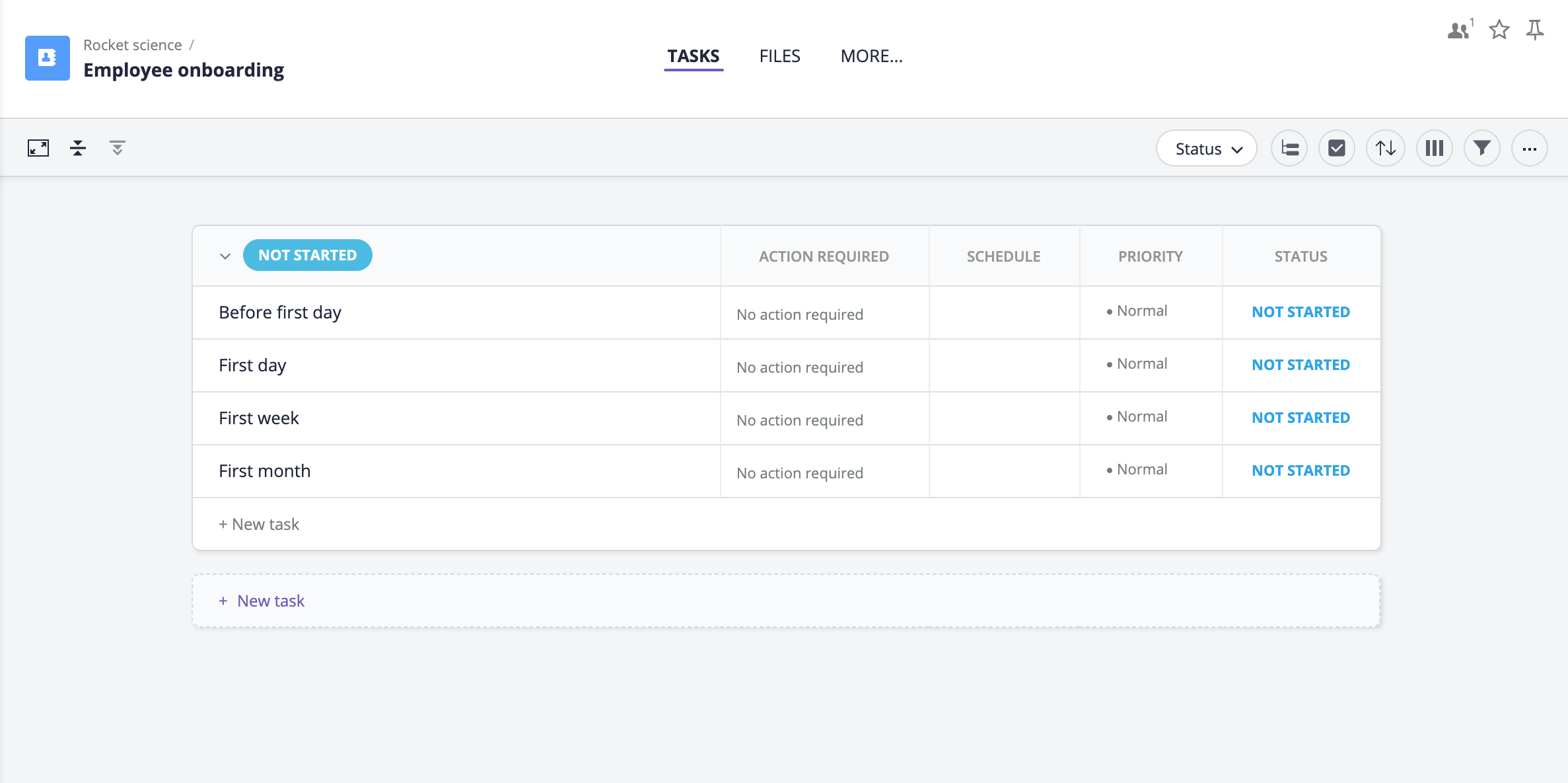 Free employee onboarding template