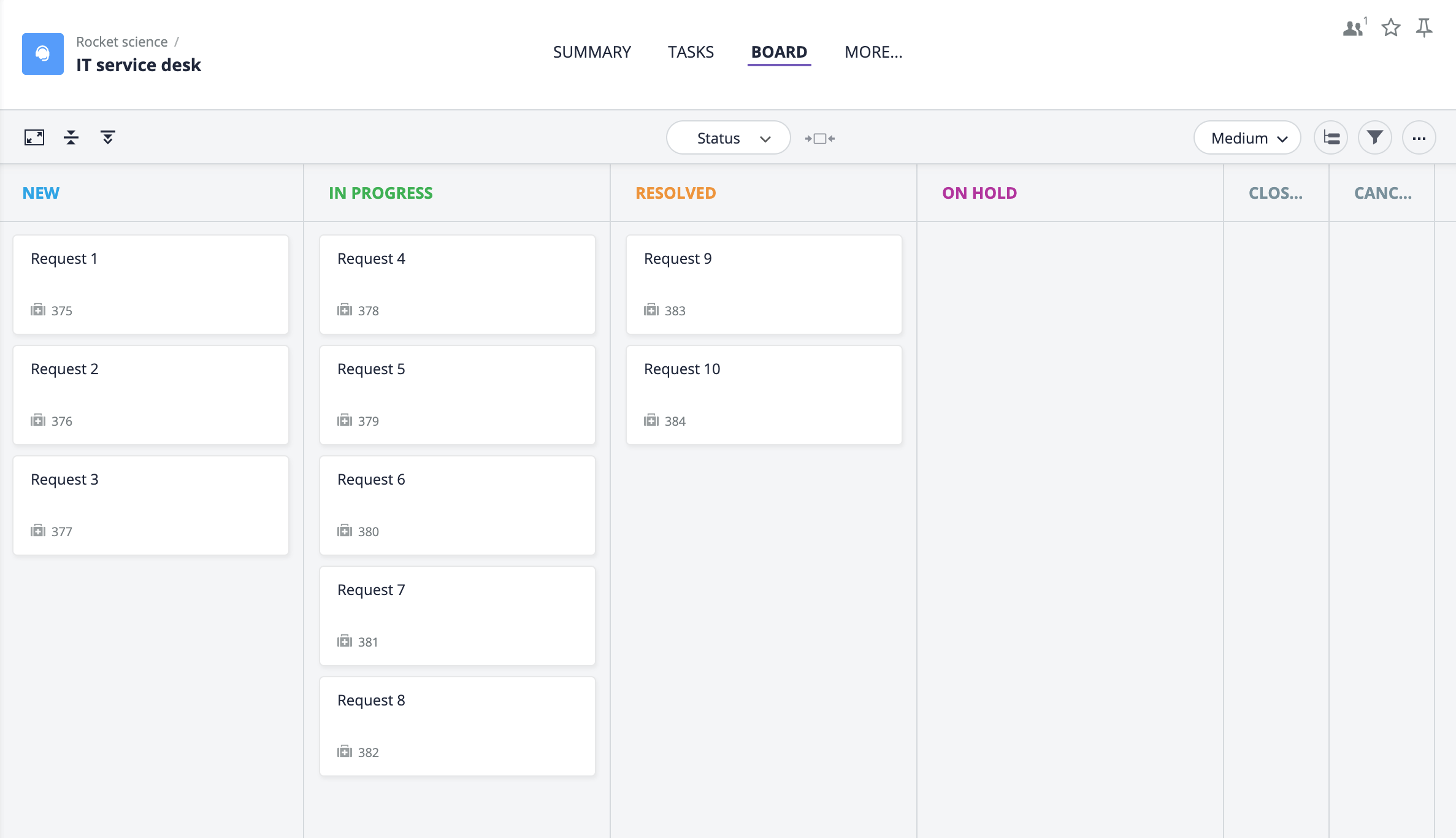 Free IT service ticket template