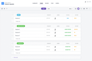 Free feature request template